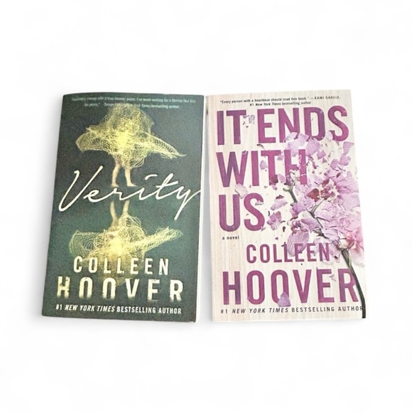 Verity and It Ends With Us Book Set-One New! Colleen Hoover - Picture 1 of 6
